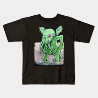 Cthulu Rising Kids T-Shirt